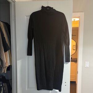 Wilfred Black Turtleneck Dress